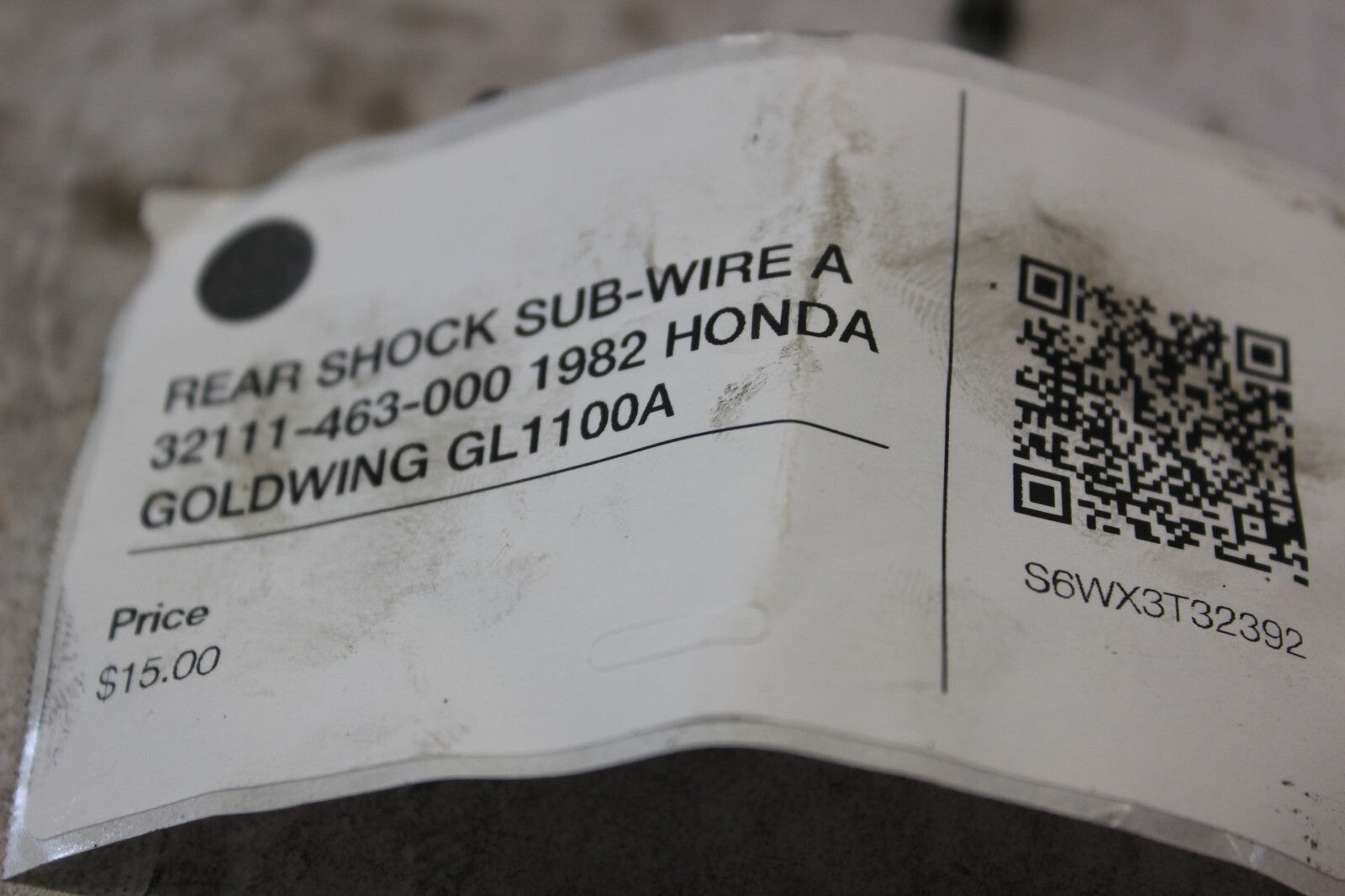 REAR SHOCK SUB-WIRE A 32111-463-000 1982 HONDA GOLDWING GL1100A