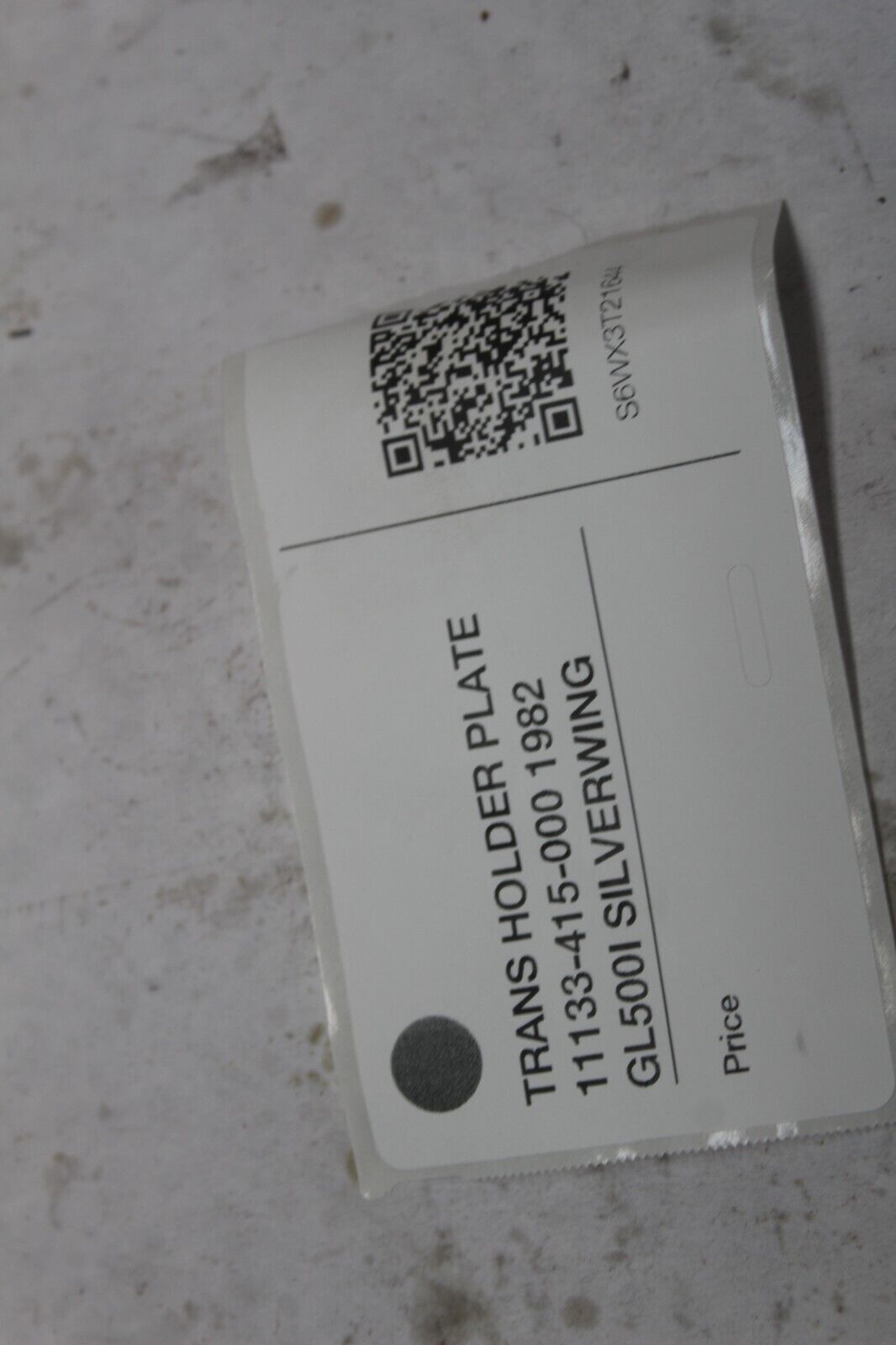 TRANS HOLDER PLATE 11133-415-000 1982 GL500I SILVERWING