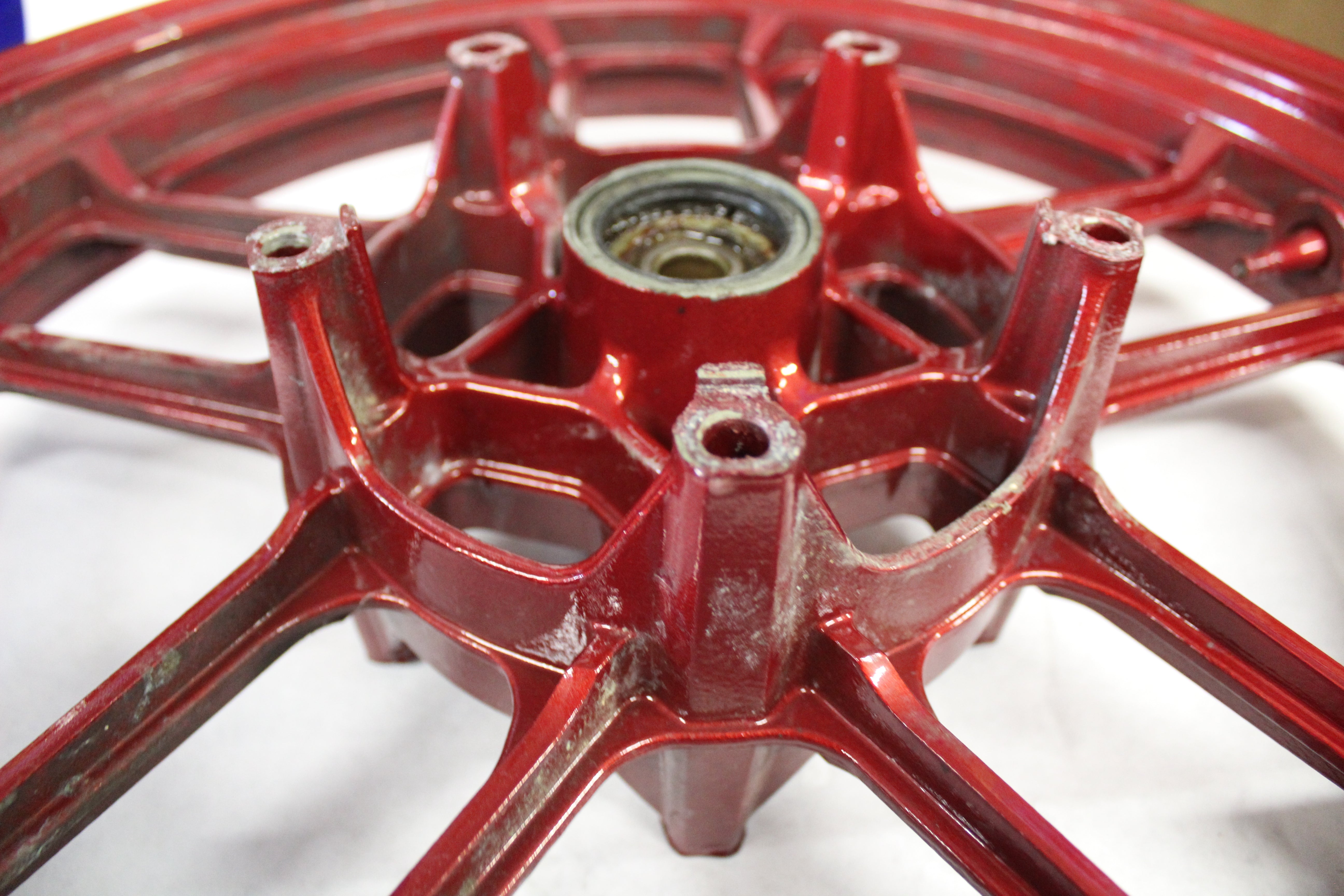 FRONT WHEEL (18X2.50) RED 44650-MB4-771 1984 Honda Magna VF700C