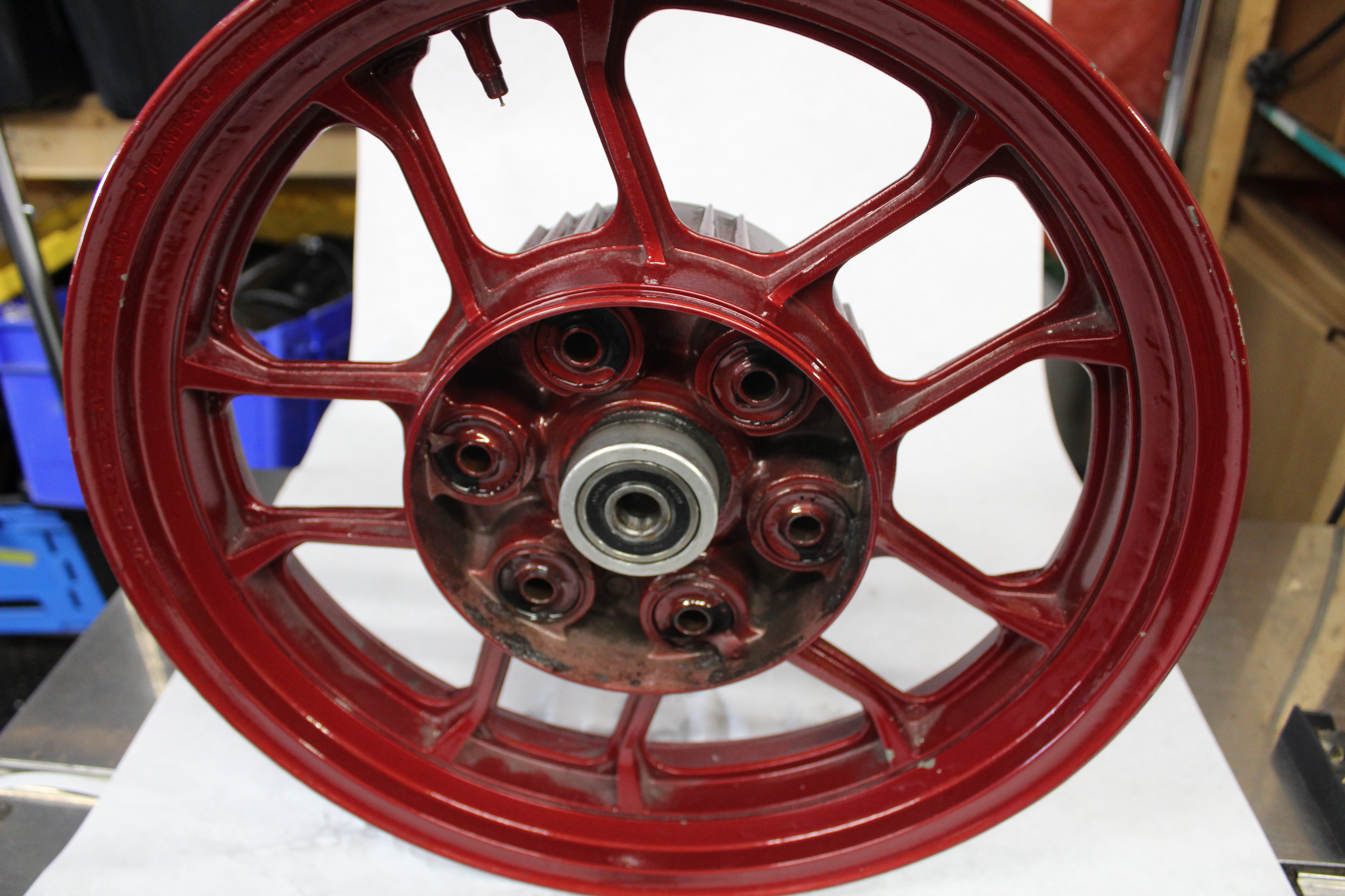 REAR WHEEL (16X3.0) RED 42650-MB1-870 1984 Honda Magna VF700C