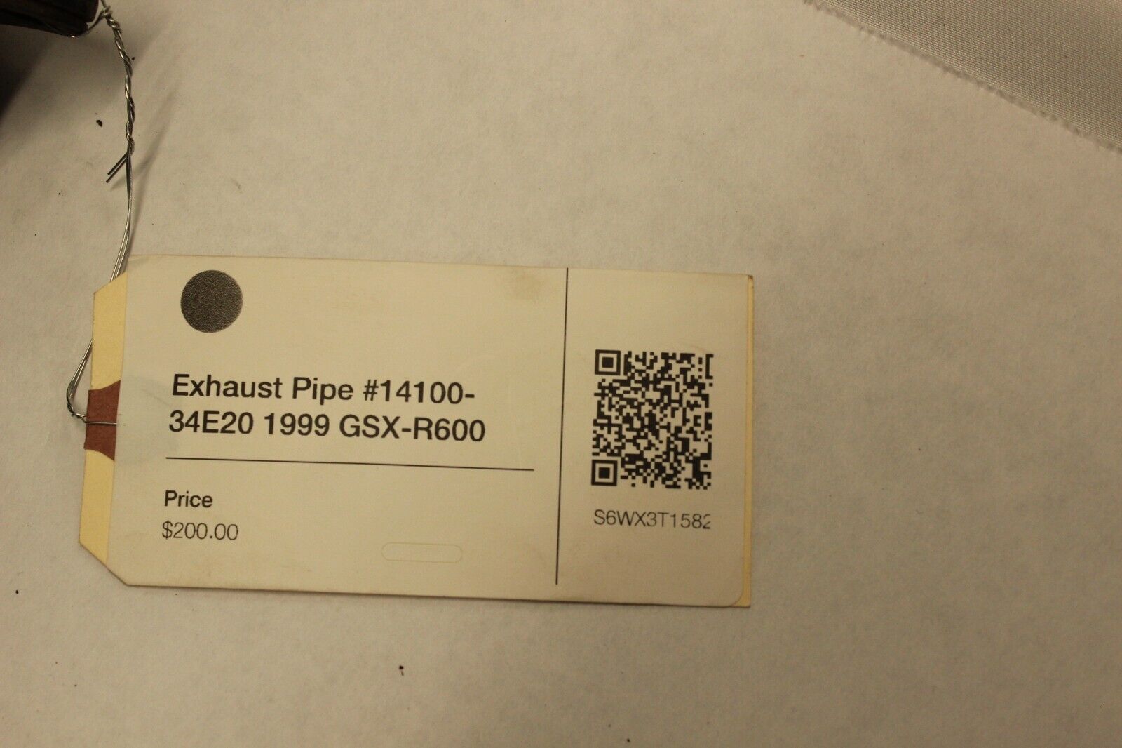 Exhaust Header Pipe #14100-34E20 1999 Suzuki GSX-R600