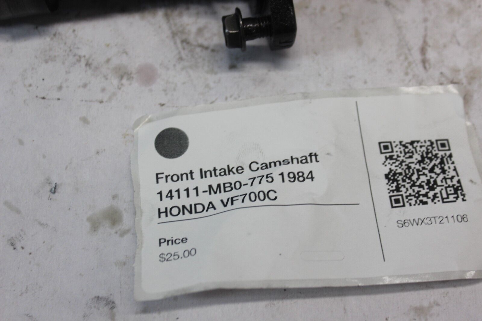 Front Intake Camshaft 14111-MB0-775 1984 HONDA VF700C