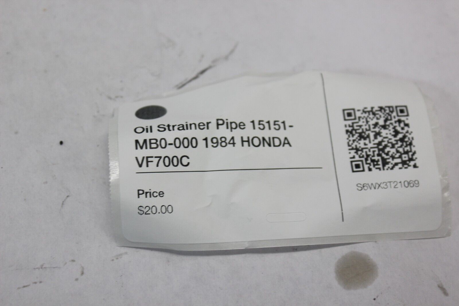 Oil Strainer Pipe 15151-MB0-000 1984 HONDA VF700C