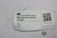 Oil Strainer Pipe 15151-MB0-000 1984 HONDA VF700C