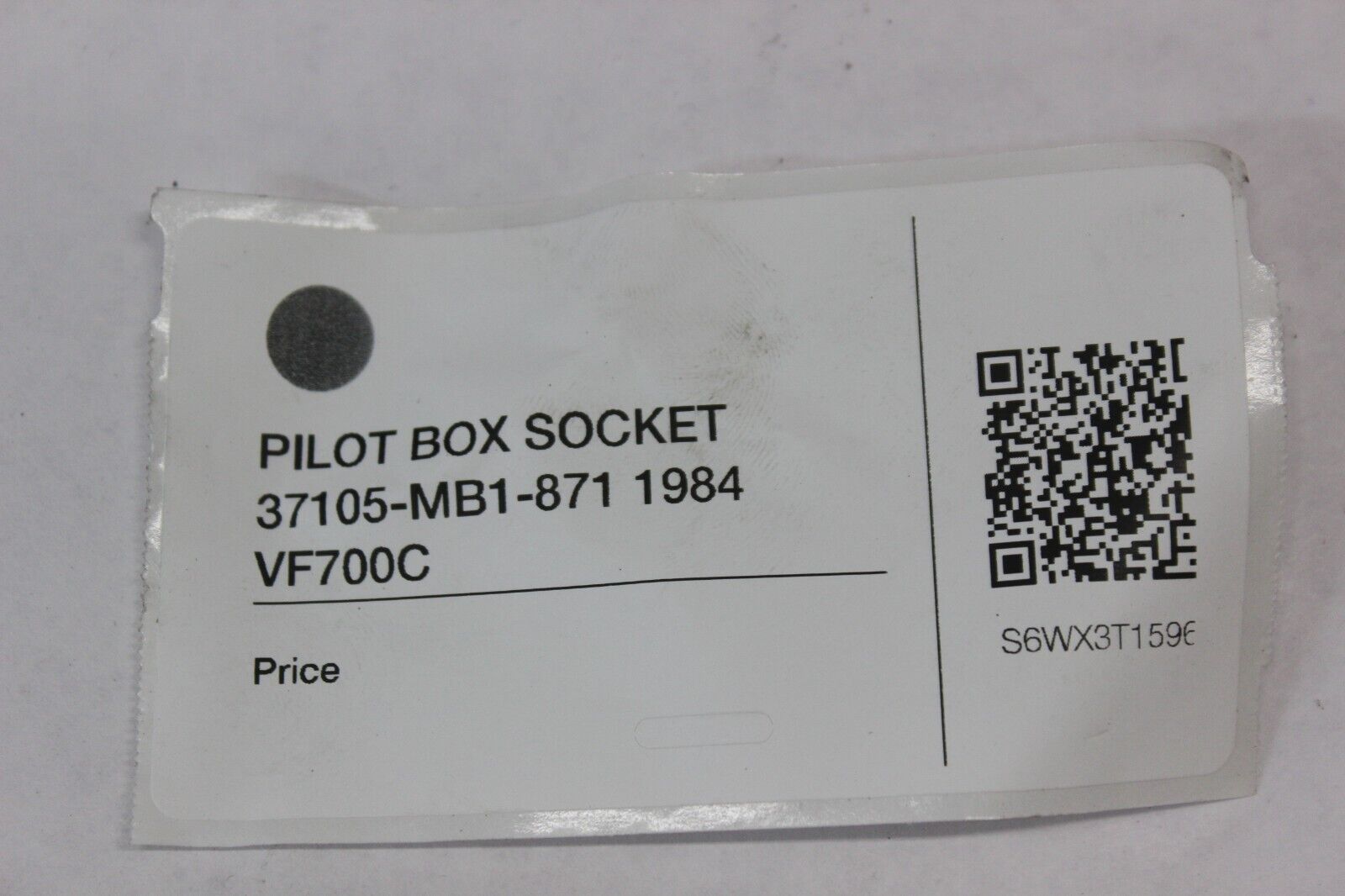 PILOT BOX SOCKET 37105-MB1-871 1984 Honda VF700C