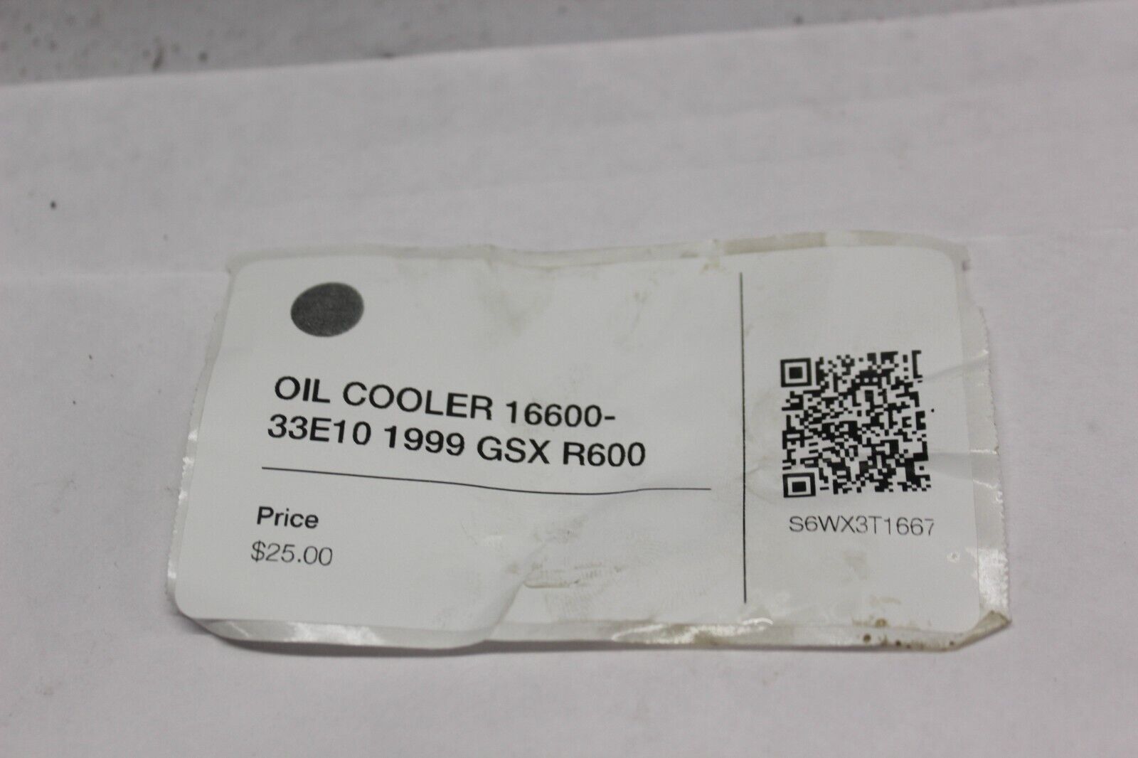 OIL COOLER 16600-33E10 1999 GSX R600