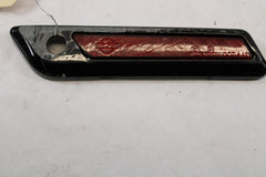 Saddlebag Faceplate Left Black Scratched  Harley Davidson