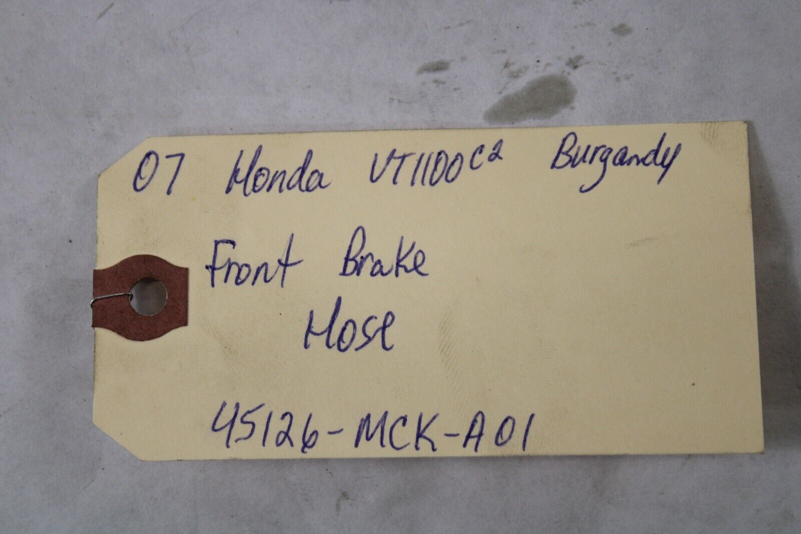 Front Brake Hose 45126-MCK-A01 2007 Honda Shadow Sabre VT1100C2