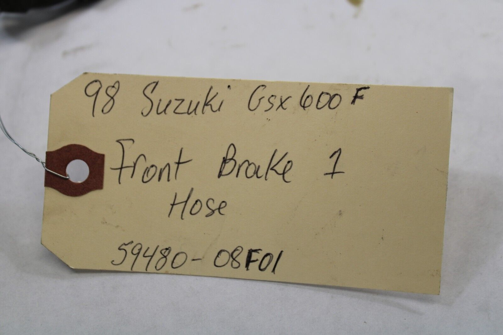 Front Brake Hose 1 59480-08F01 1998 Suzuki Katana GSX600