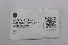 AIR CLEANER INLET TUBE 13891-41F00 2003 VL800 VOLUSIA