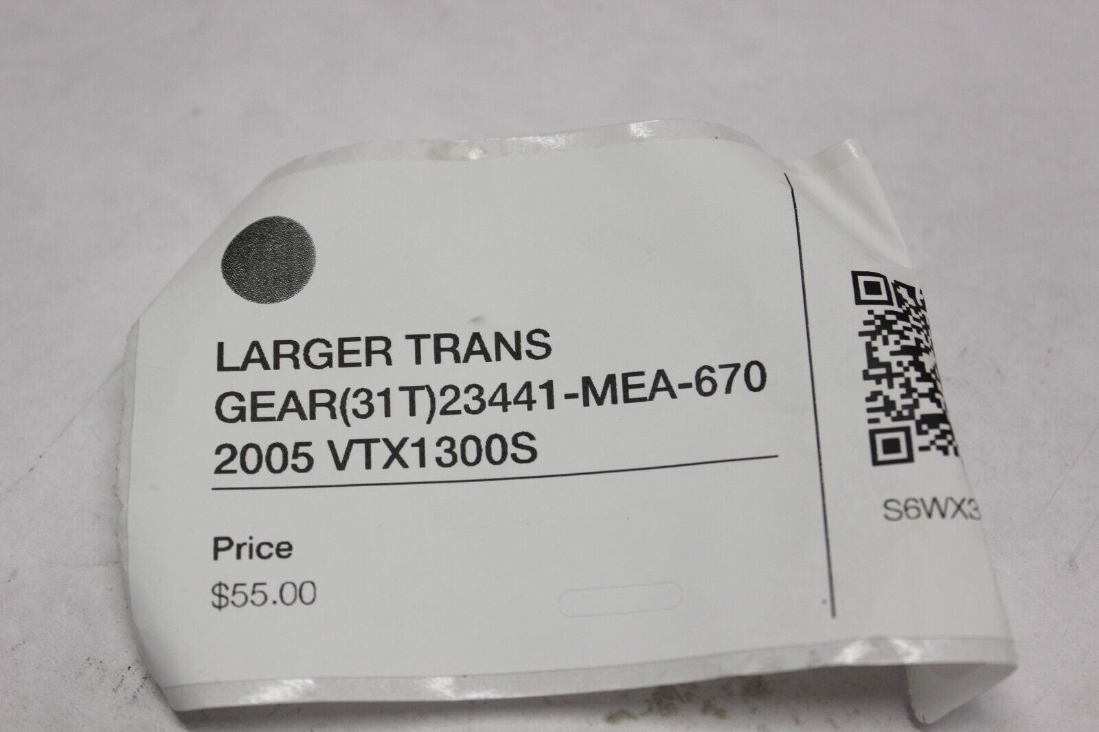 LARGER TRANS GEAR (31T) 23441-MEA-670 2005 Honda VTX1300S