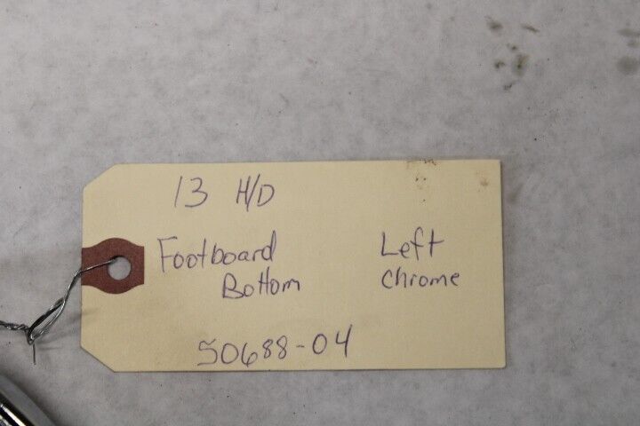 Footboard Bottom Left Chrome 50688-04 Harley Davidson