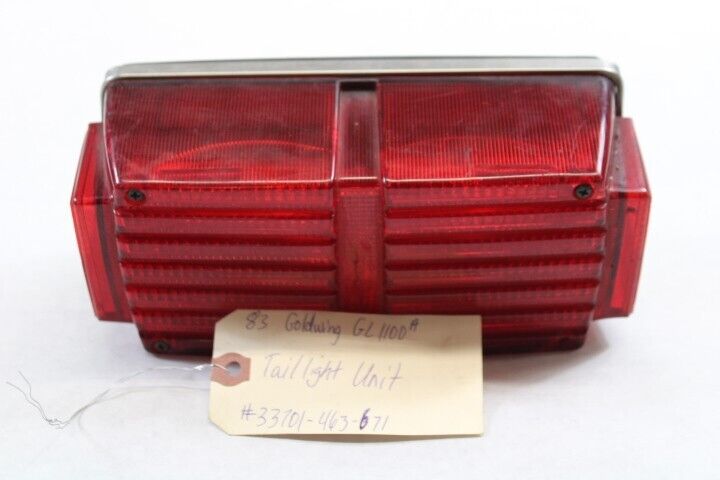 Taillight Tail Lamp Unit 33701-463-671 1983 Honda Goldwing GL1100