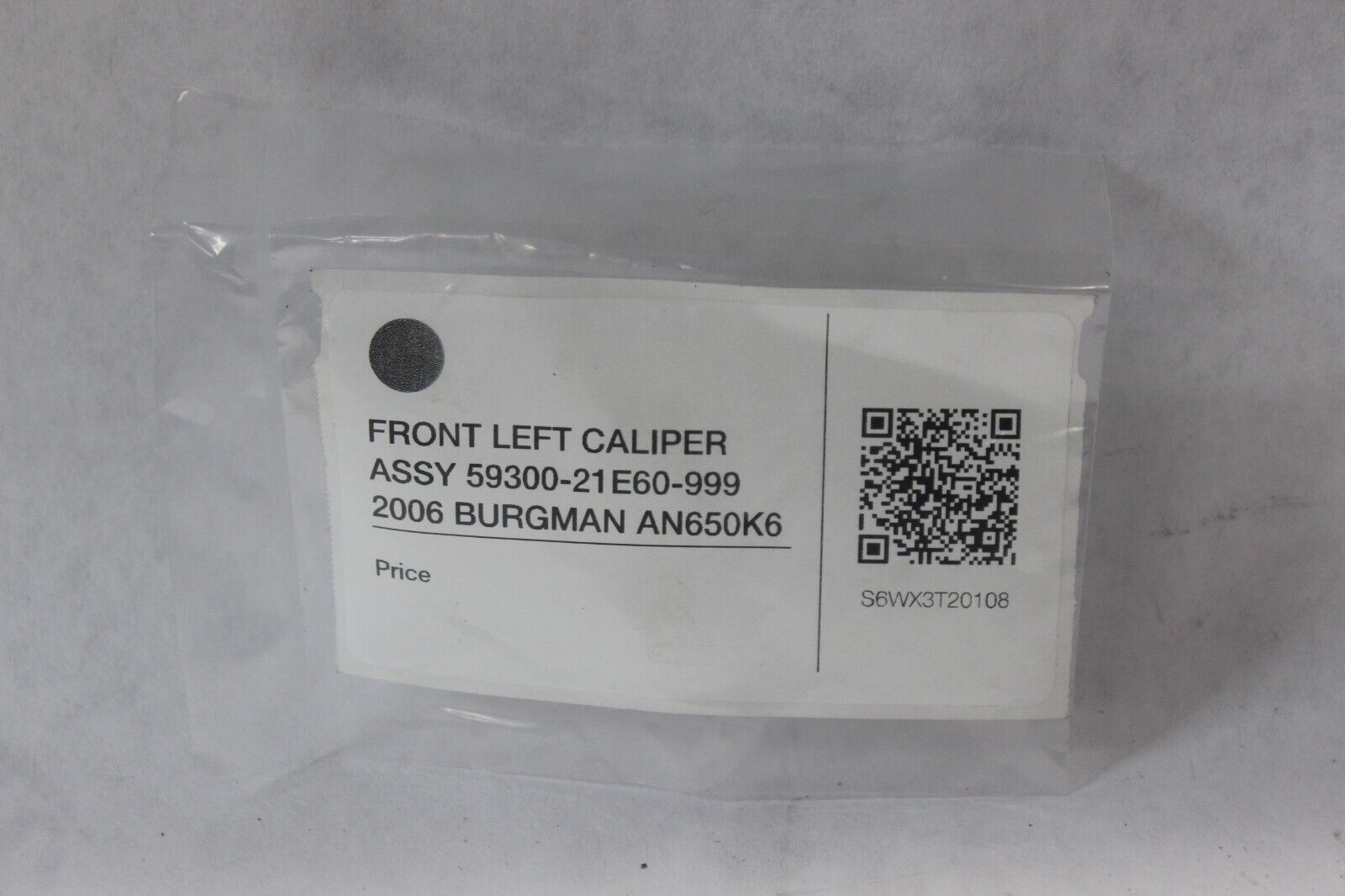 FRONT LEFT CALIPER ASSY 59300-21E60-999 2006 BURGMAN AN650K6