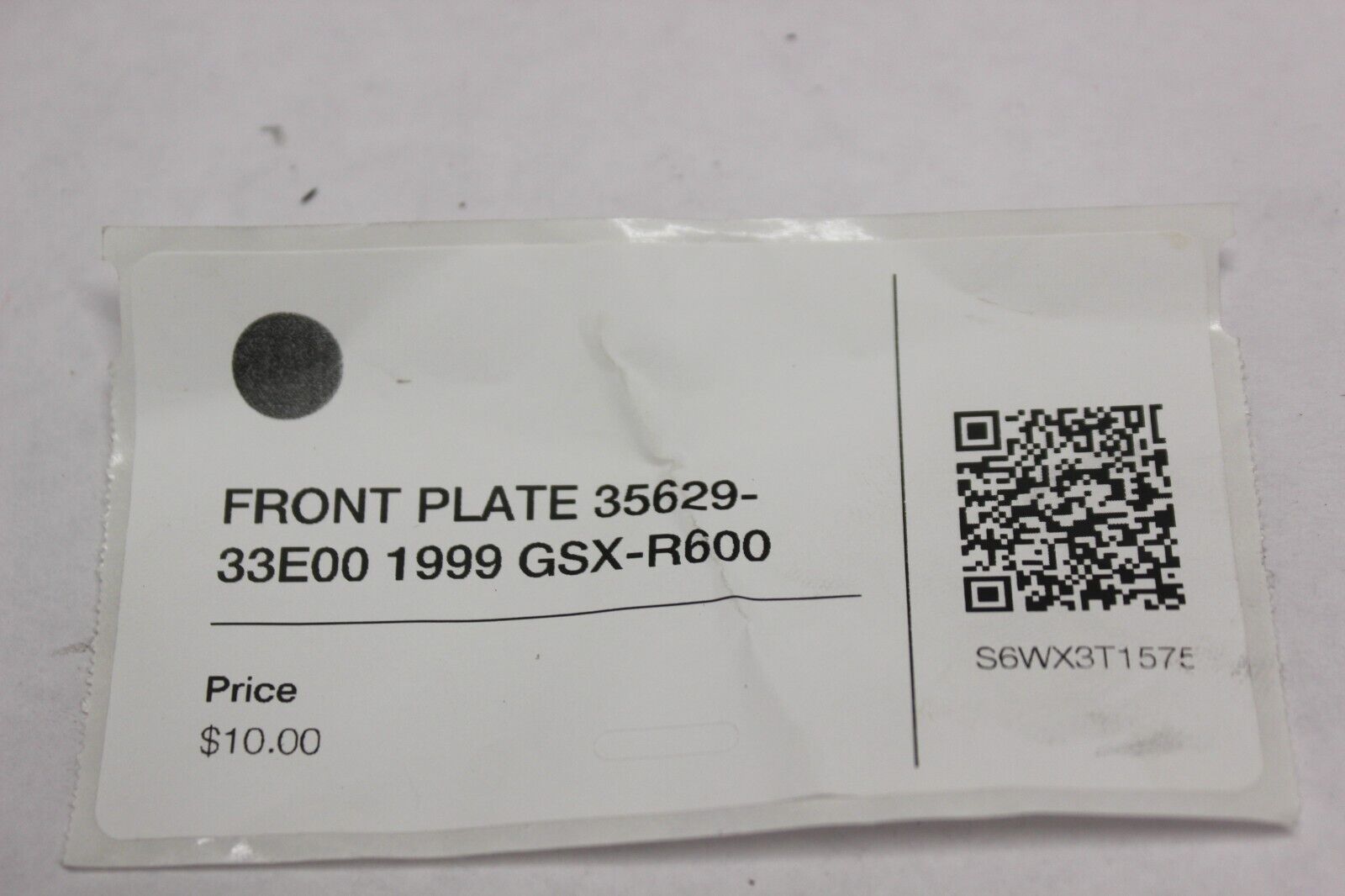 FRONT PLATE 35629-33E00 1999 Suzuki GSX-R600