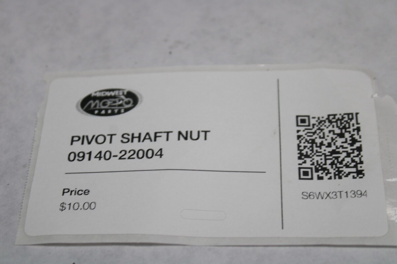 PIVOT SHAFT NUT 09140-22004 1983 Suzuki GS650GL