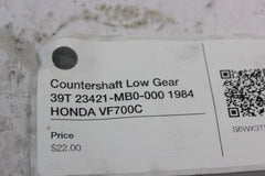 Countershaft Low Gear 39T 23421-MB0-000 1984 HONDA VF700C