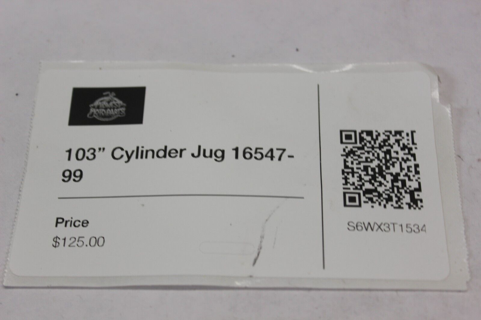 103” Cylinder Jug 16547-99 Harley Davidson