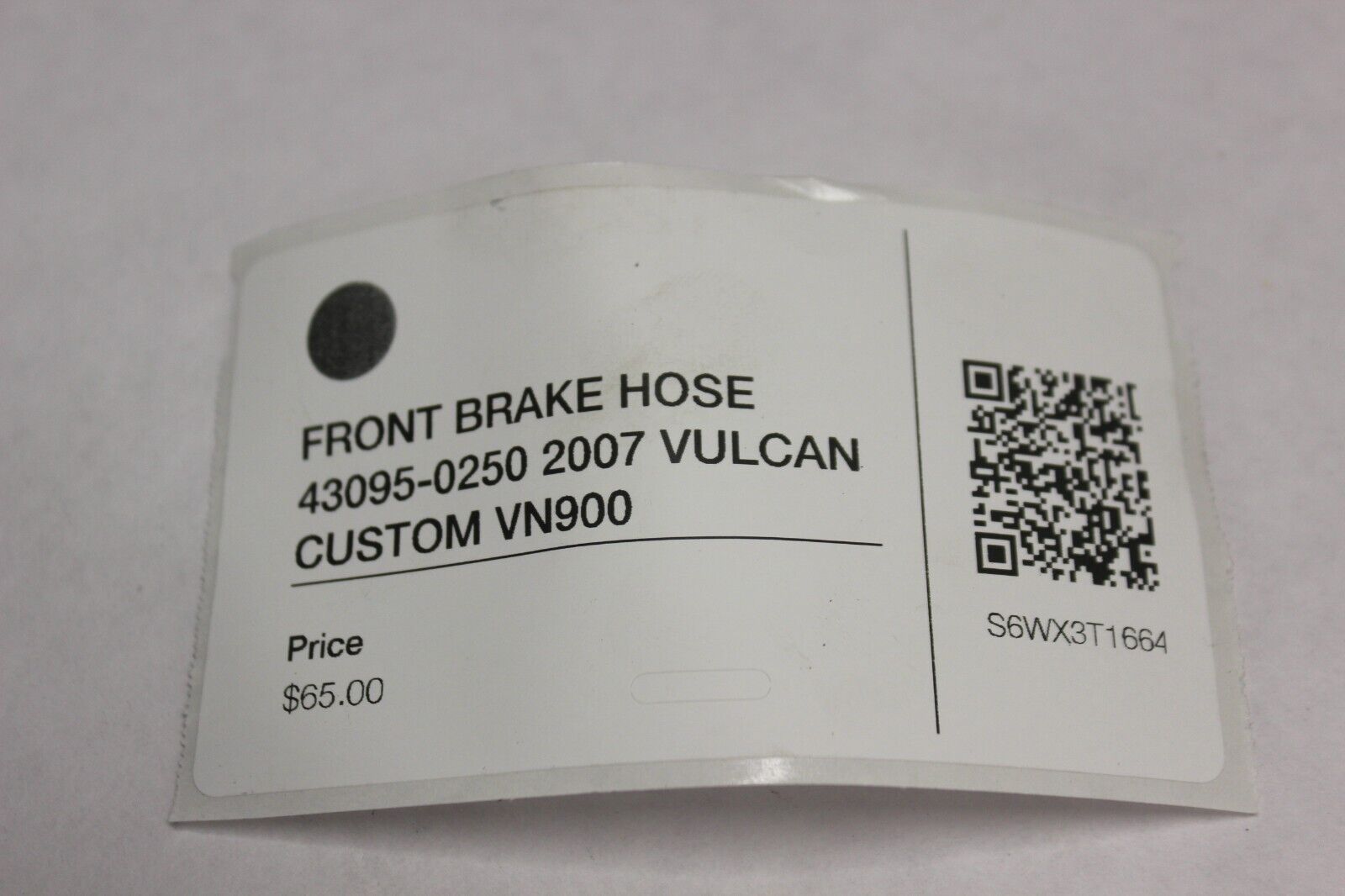 FRONT BRAKE HOSE 43095-0250 2007 VULCAN CUSTOM VN900