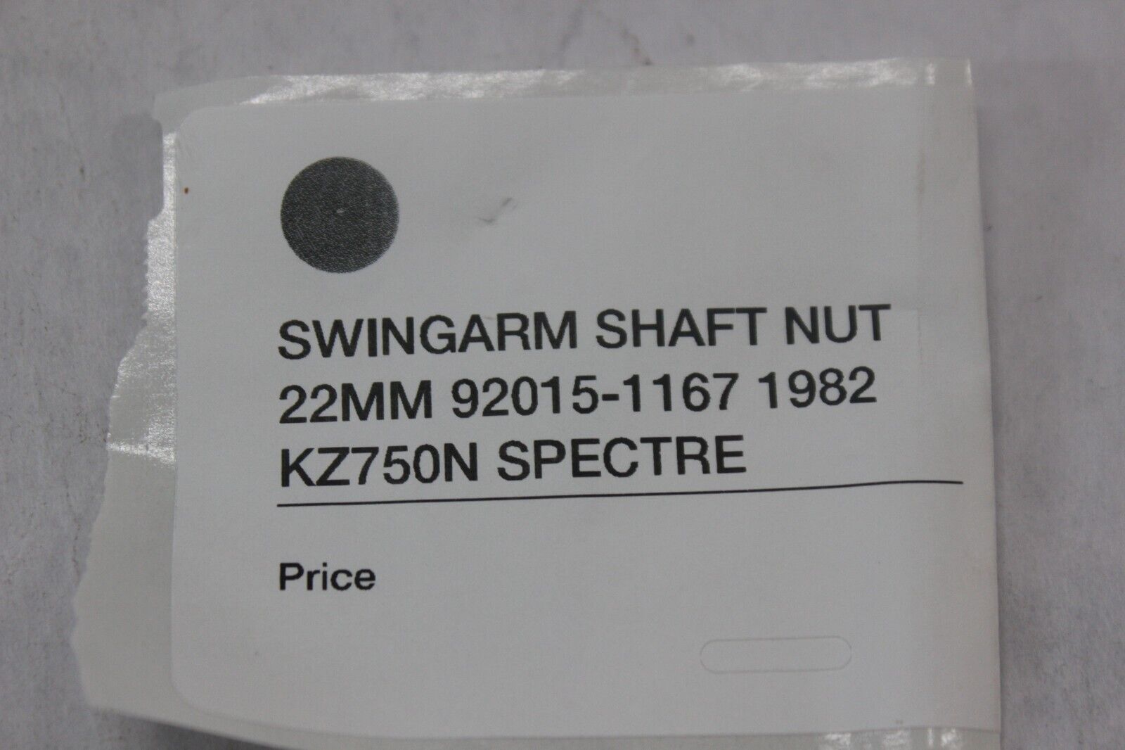 SWINGARM SHAFT NUT 22MM 92015-1167 1982 Kawasaki Spectre KZ750N