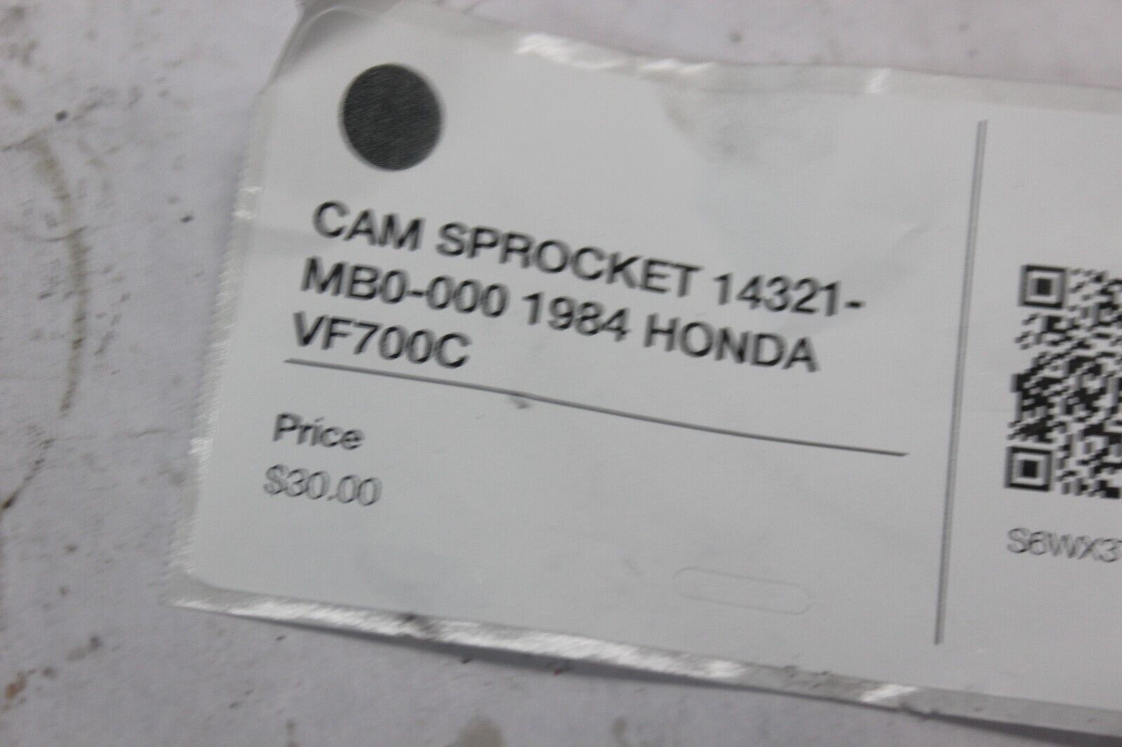 CAM SPROCKET 14321-MB0-000 1984 HONDA VF700C
