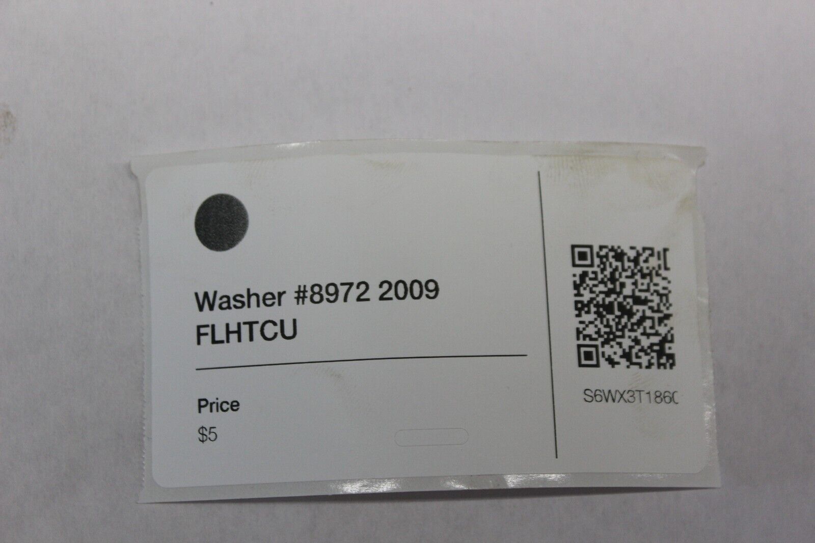 Washer #8972 2009 FLHTCU Harley Davidson