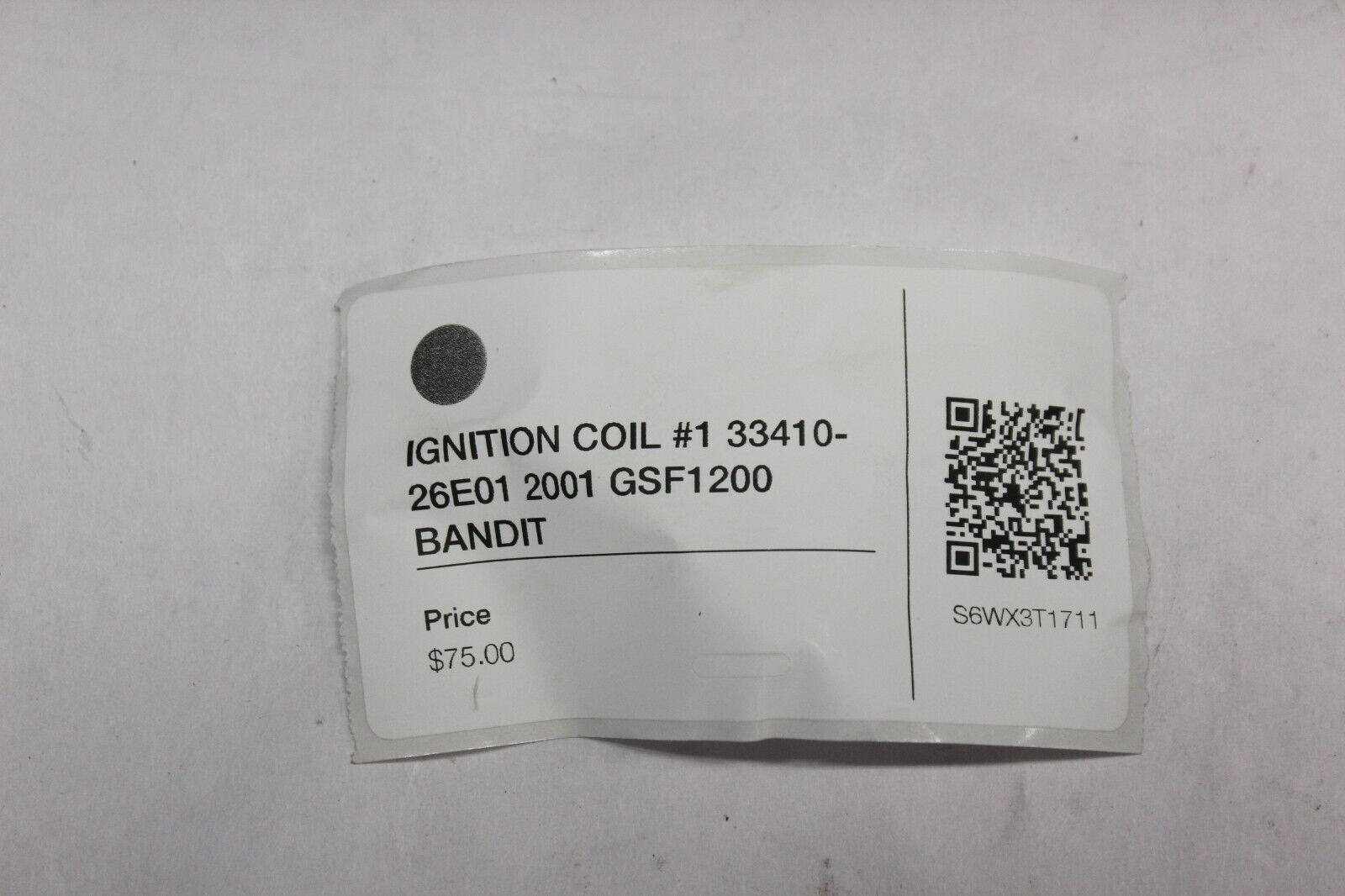 IGNITION COIL #1 33410-26E01 2001 GSF1200 SUZUKI BANDIT