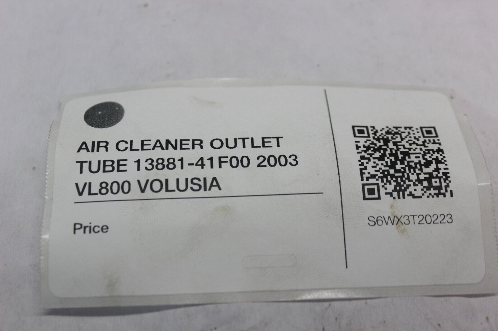 AIR CLEANER OUTLET TUBE 13881-41F00 2003 VL800 VOLUSIA
