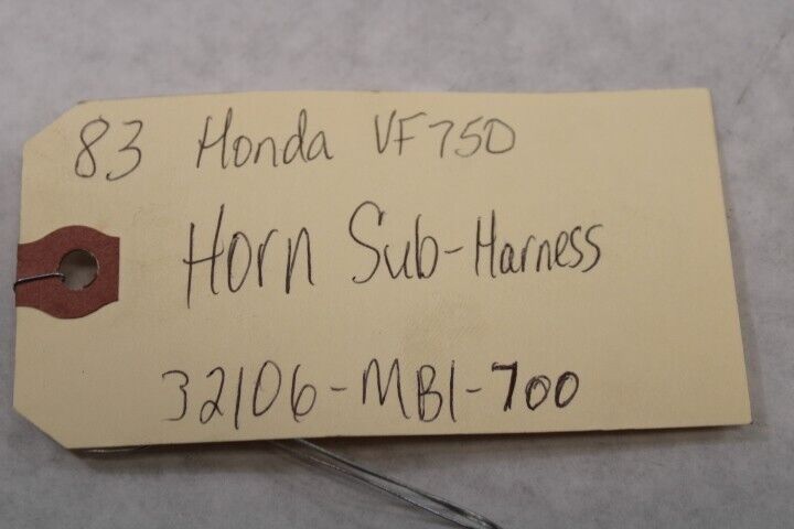 Horn Sub-Harness 32106-MB1-700 1983 Honda VF750