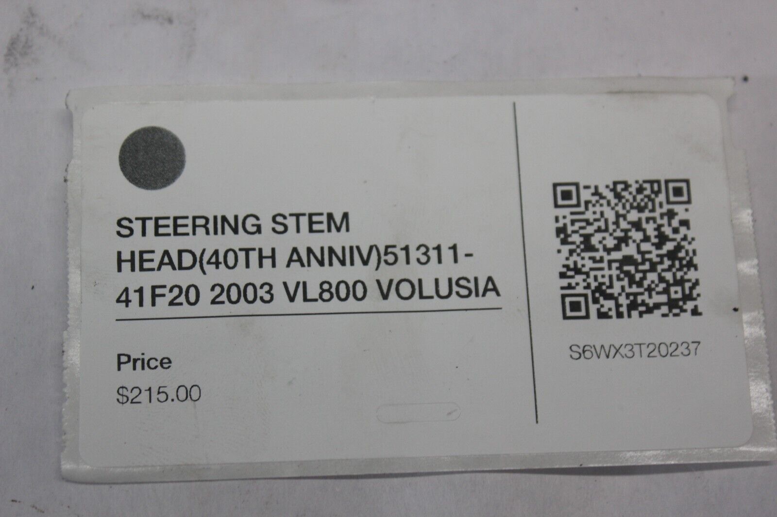 STEERING STEM HEAD (40TH ANNIV) 51311-41F20 2003 VL800 VOLUSIA