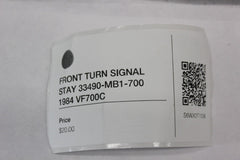 FRONT TURN SIGNAL STAY 33490-MB1-700 1984 Honda VF700C