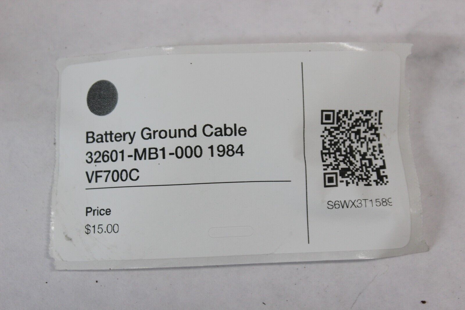 Battery Ground Cable 32601-MB1-000 1984 Honda VF700C