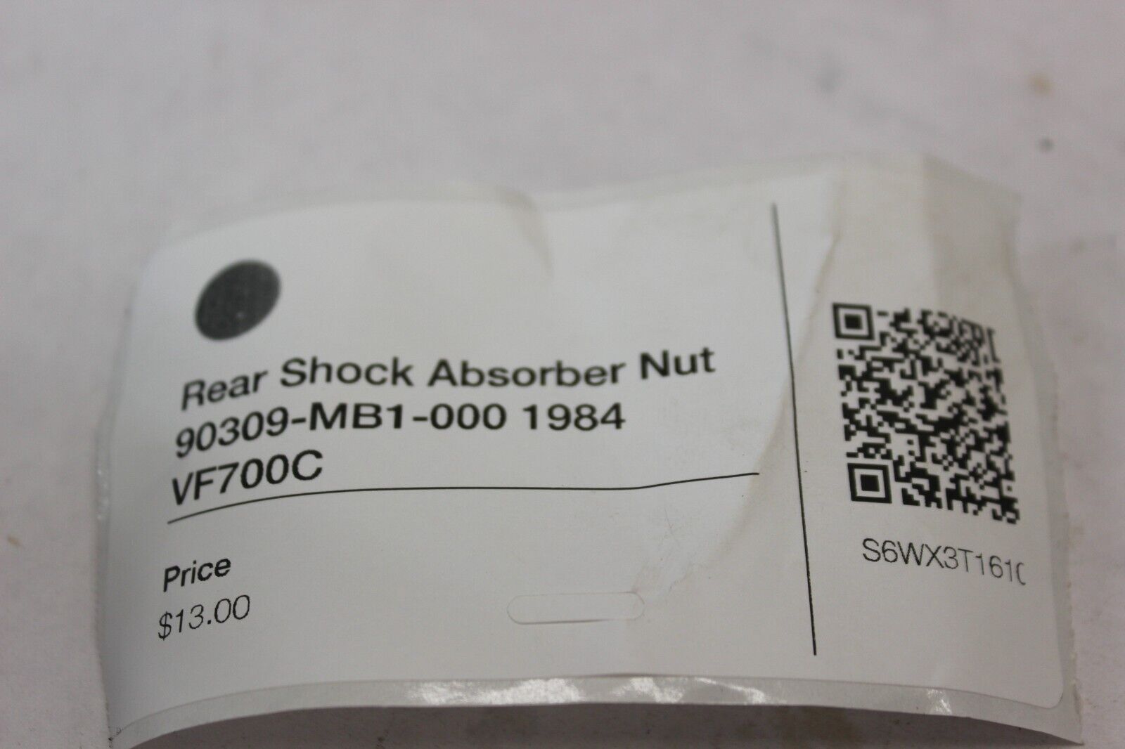 Rear Shock Absorber Nut 90309-MB1-000 1984 Honda VF700C