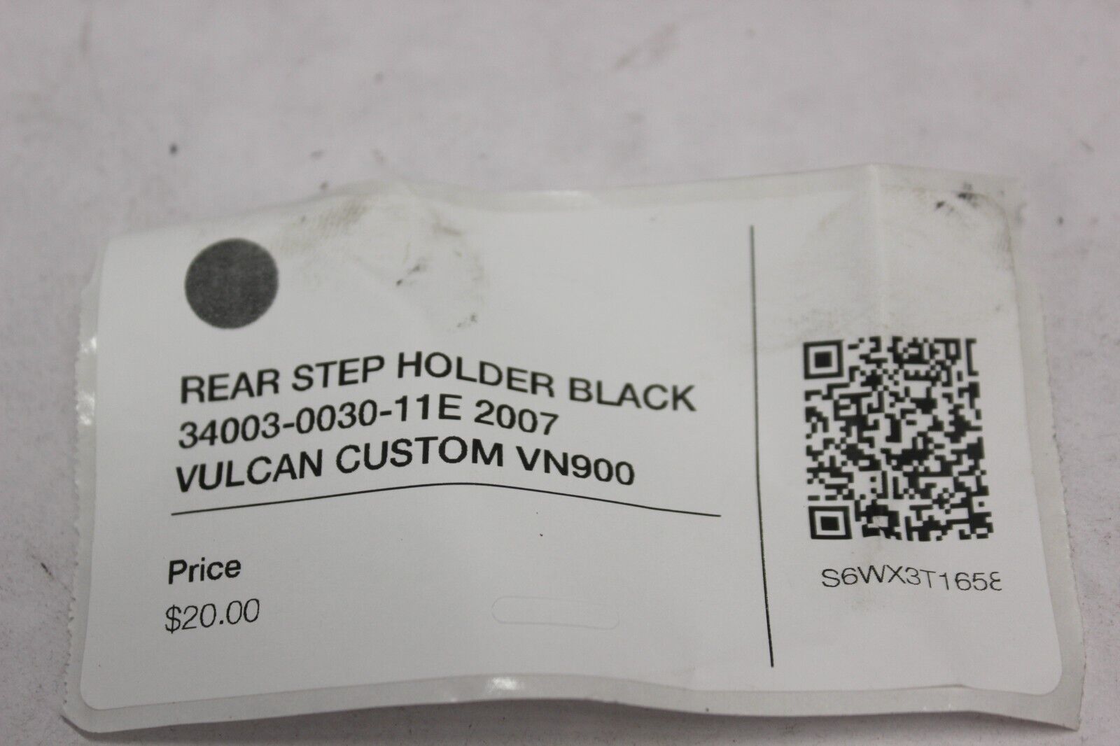 REAR STEP HOLDER BLACK 34003-0030-11E 2007 VULCAN CUSTOM VN900