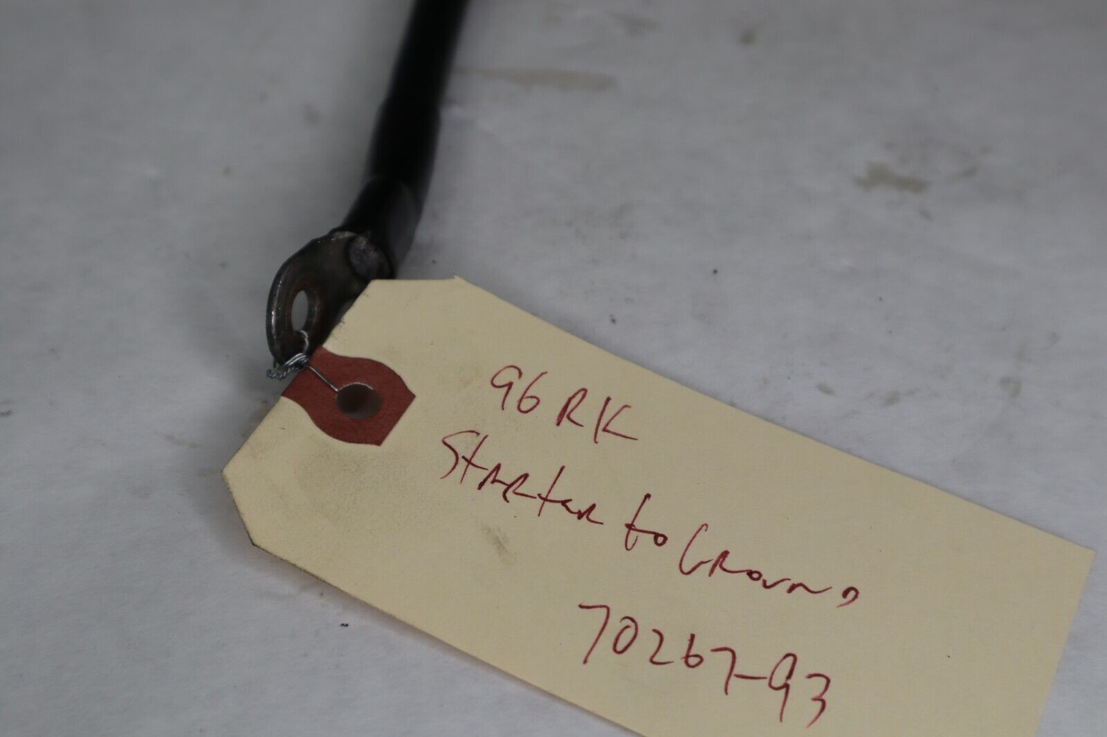 OEM Harley Davidson Starter to Ground Negative Cable 1996 Road King