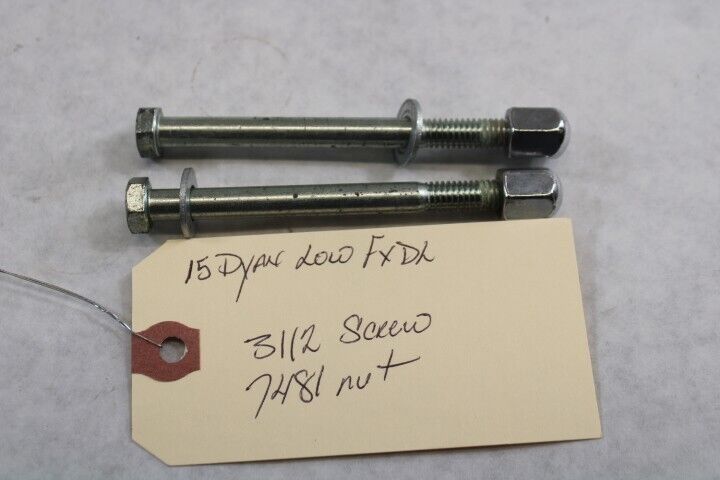 Screw 3112,Nut 7481 2pcs 2015 Harley Davidson Dyna Low Rider