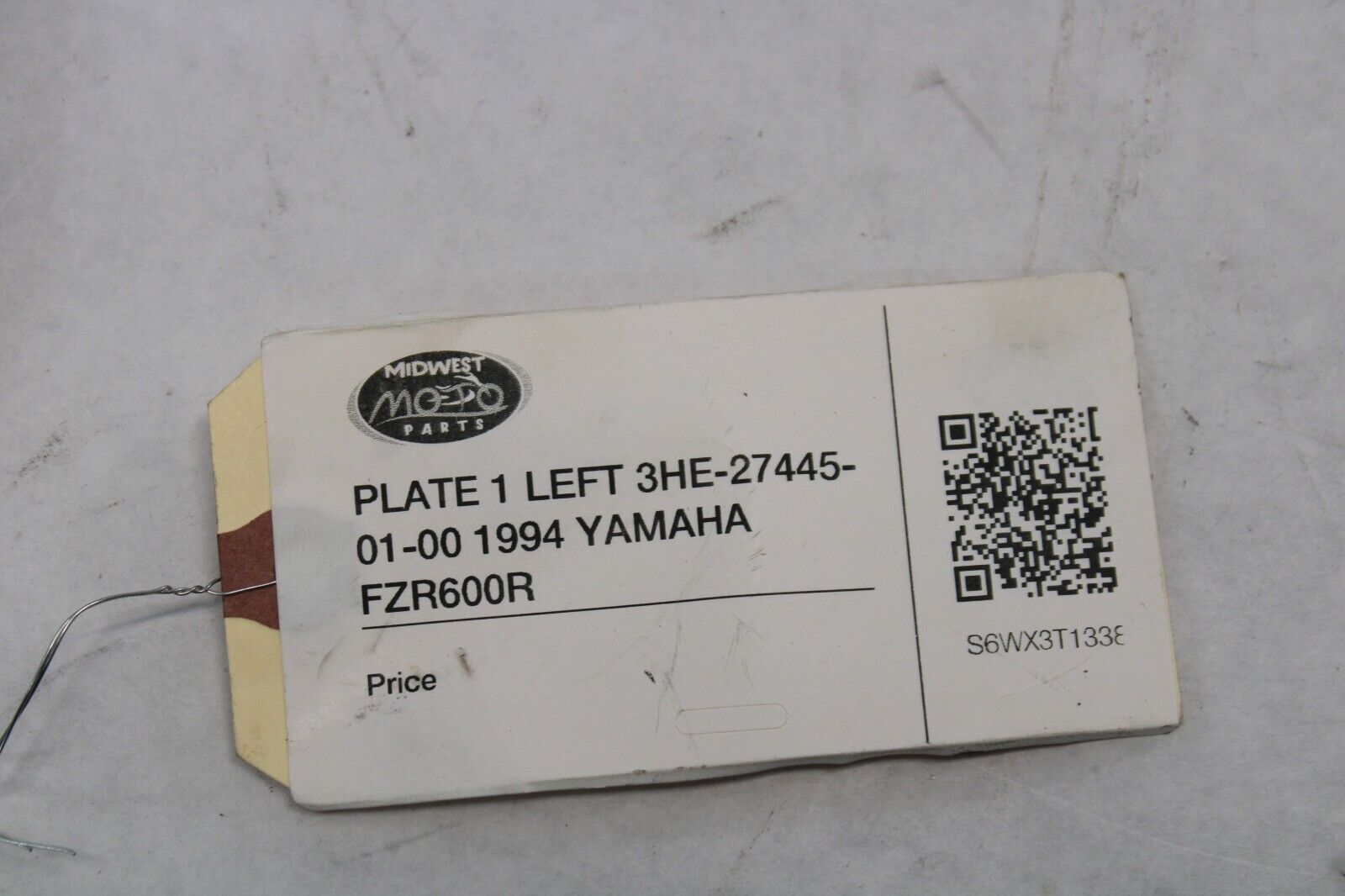 PLATE 1 LEFT 3HE-27445-01-00 1994 YAMAHA FZR600R