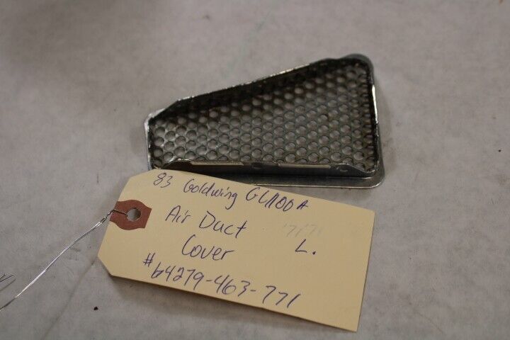 Air Duct Cover LEFT 64279-463-771 1983 Honda Goldwing GL1100