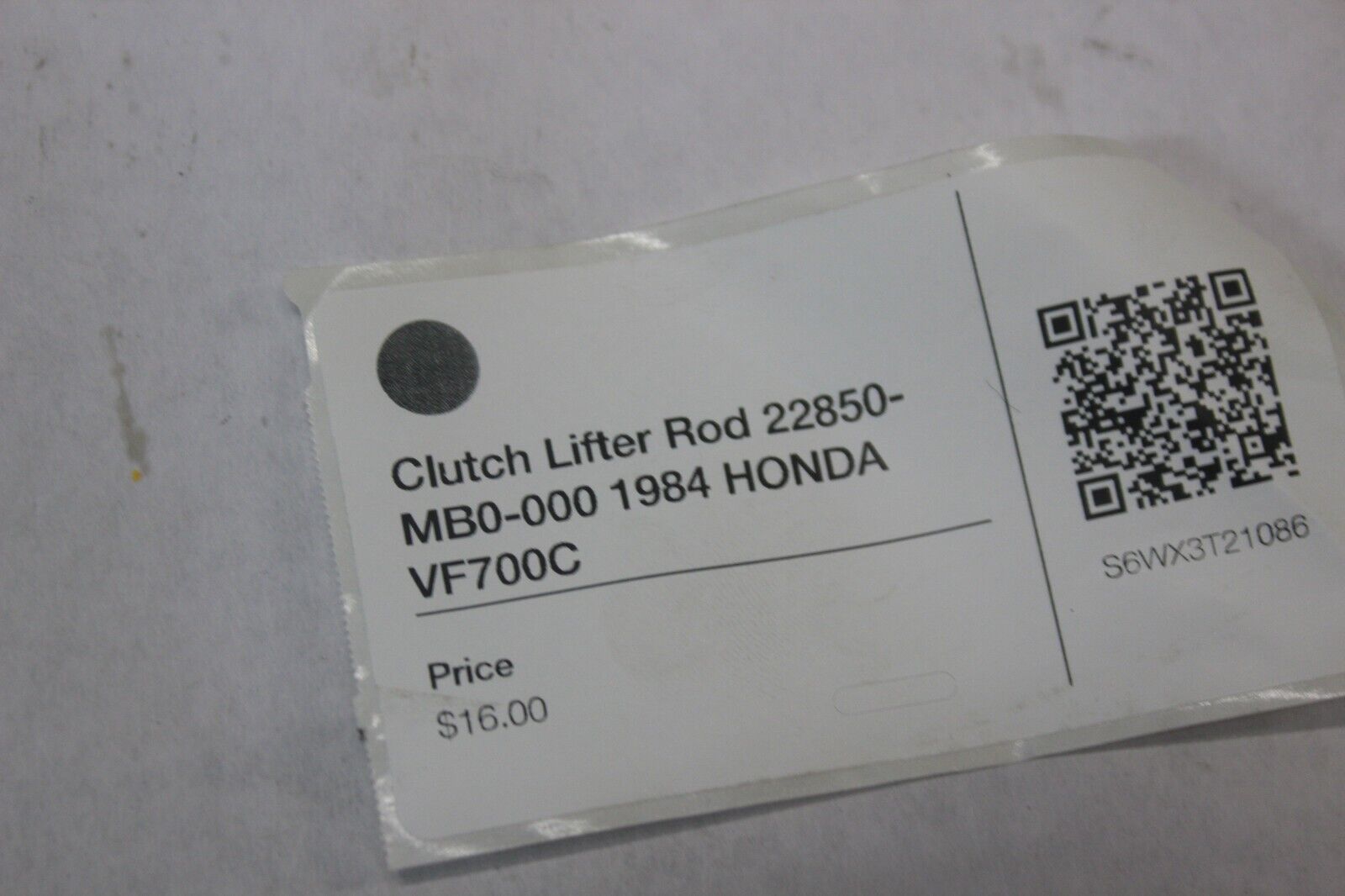 Clutch Lifter Rod 22850-MB0-000 1984 HONDA VF700C