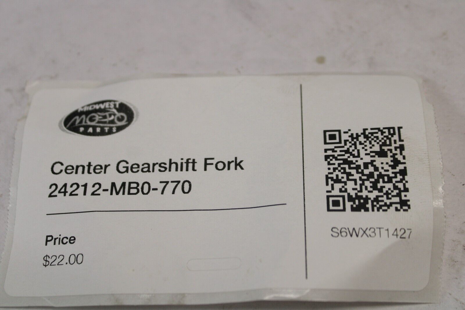 Center Gearshift Fork 24212-MB0-770 1983 Honda VT750C Shadow