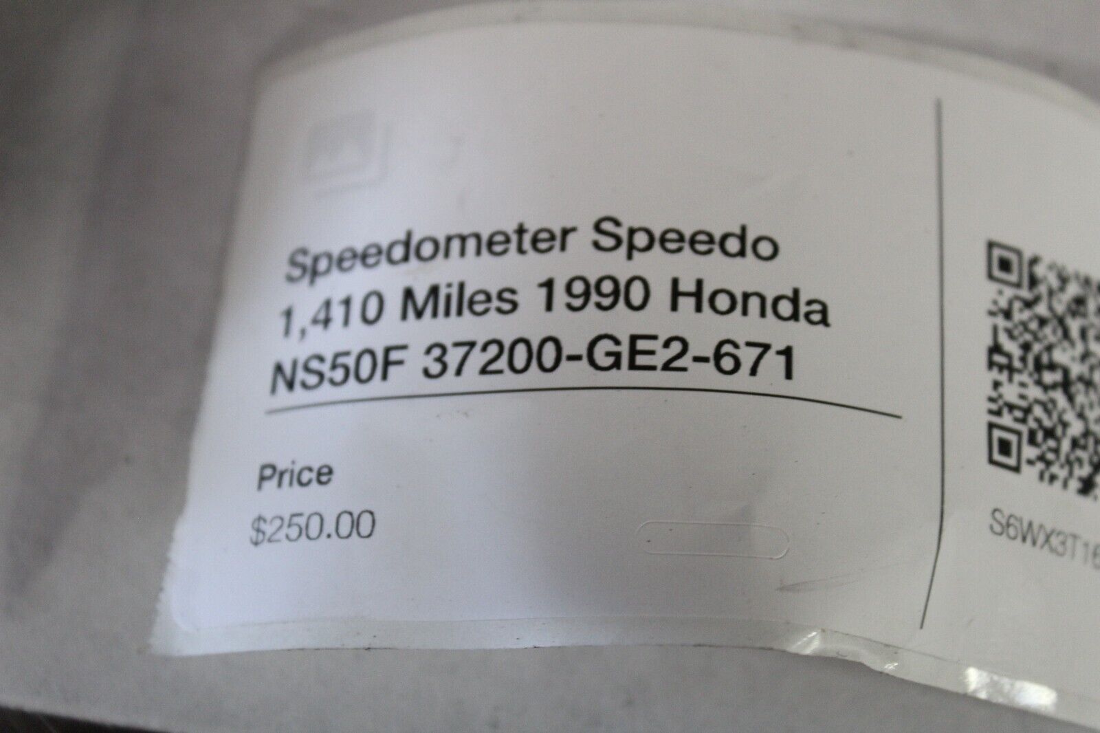 Speedometer Speedo 1,410 Miles 1990 Honda NS50F 37200-GE2-671