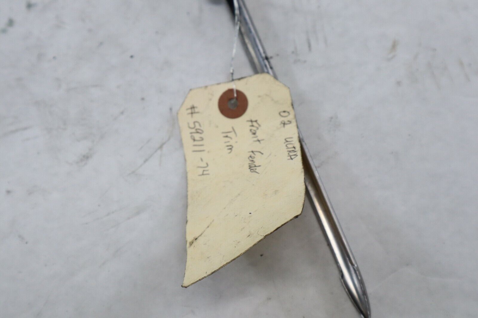 OEM Harley Davidson Front Fender Trim 2002 Ultra Luxury Blue 59211-74