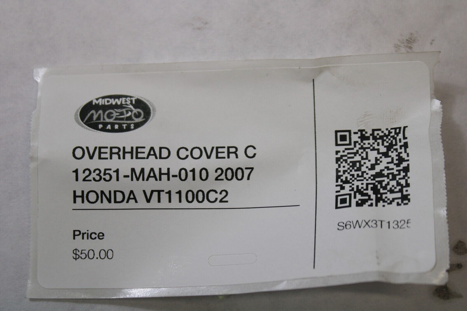 OVERHEAD COVER C 12351-MAH-010 2007 HONDA VT1100C2