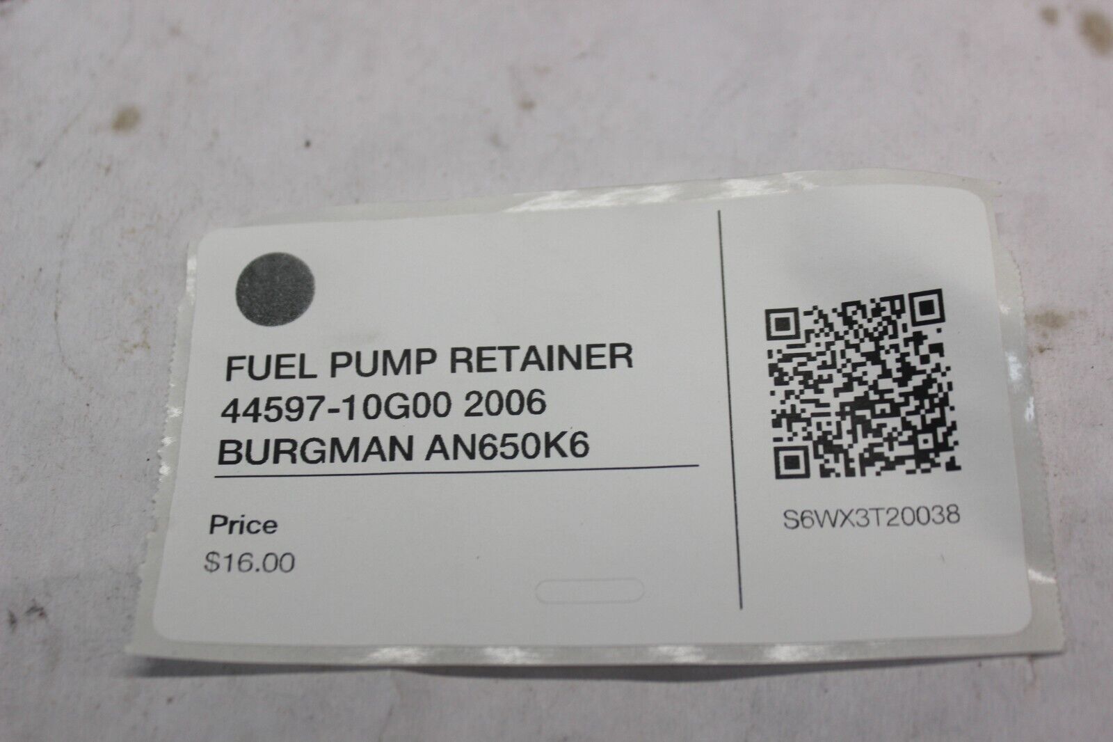 FUEL PUMP RETAINER 44597-10G00 2006 BURGMAN AN650K6