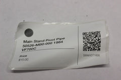 Main Stand Pivot Pipe 50526-MB0-000 1984 Honda VF700C