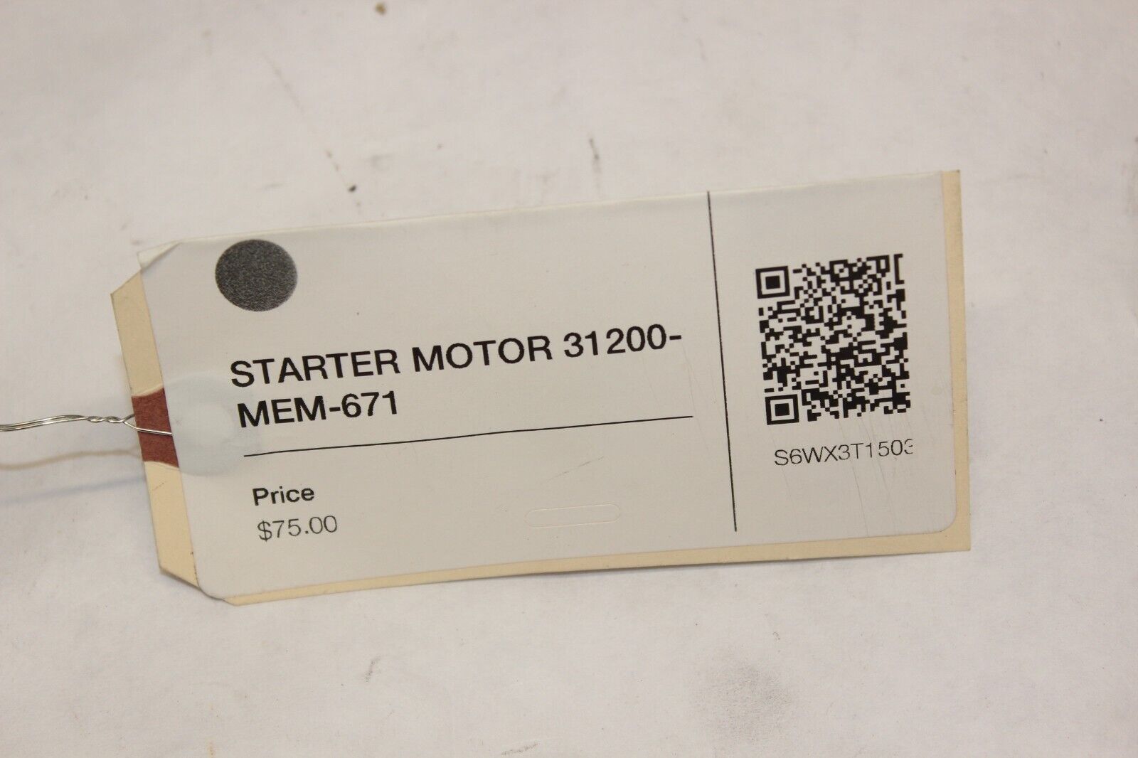 STARTER MOTOR 31200-MEM-671 2005 Honda VTX1300S