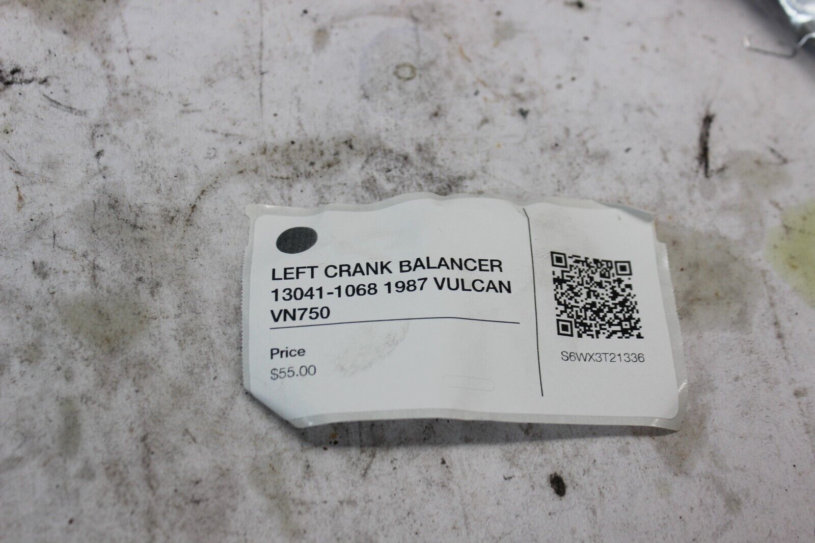 LEFT CRANK BALANCER 13041-1068 1987 VULCAN VN750