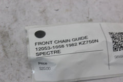 FRONT CHAIN GUIDE 12053-1058 1982 KZ750N SPECTRE
