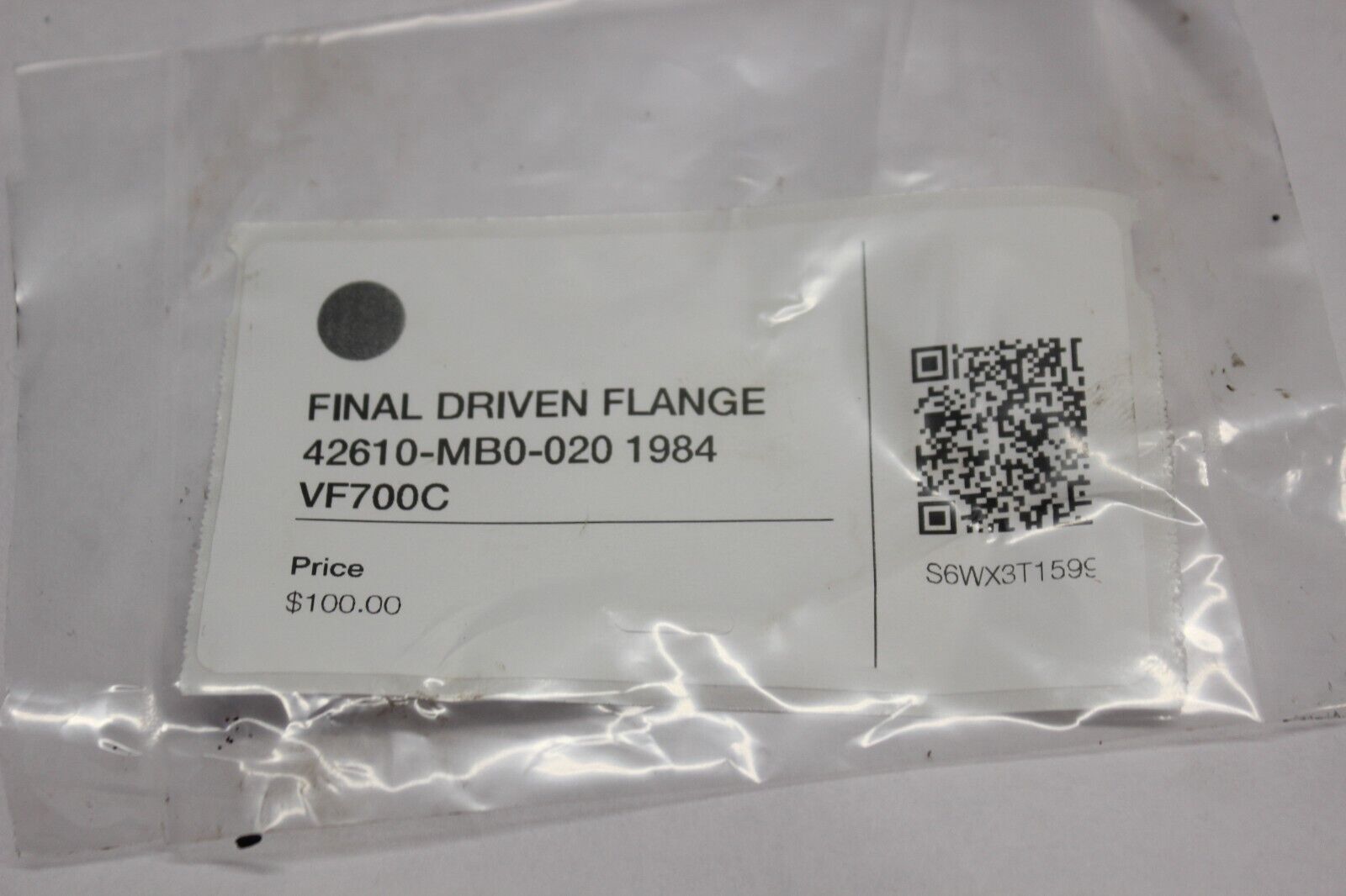 FINAL DRIVEN FLANGE 42610-MB0-020 1984 Honda VF700C