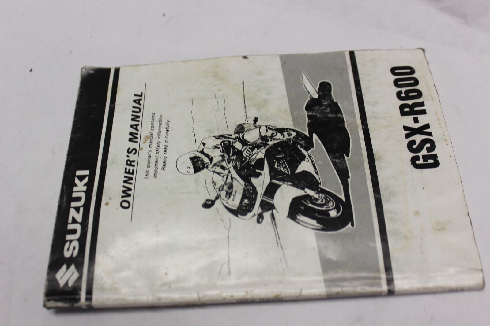 OWNERS MANUAL W/PRACTICE GUIDE 99011-34E52-03A 1999 Suzuki GSX-R600